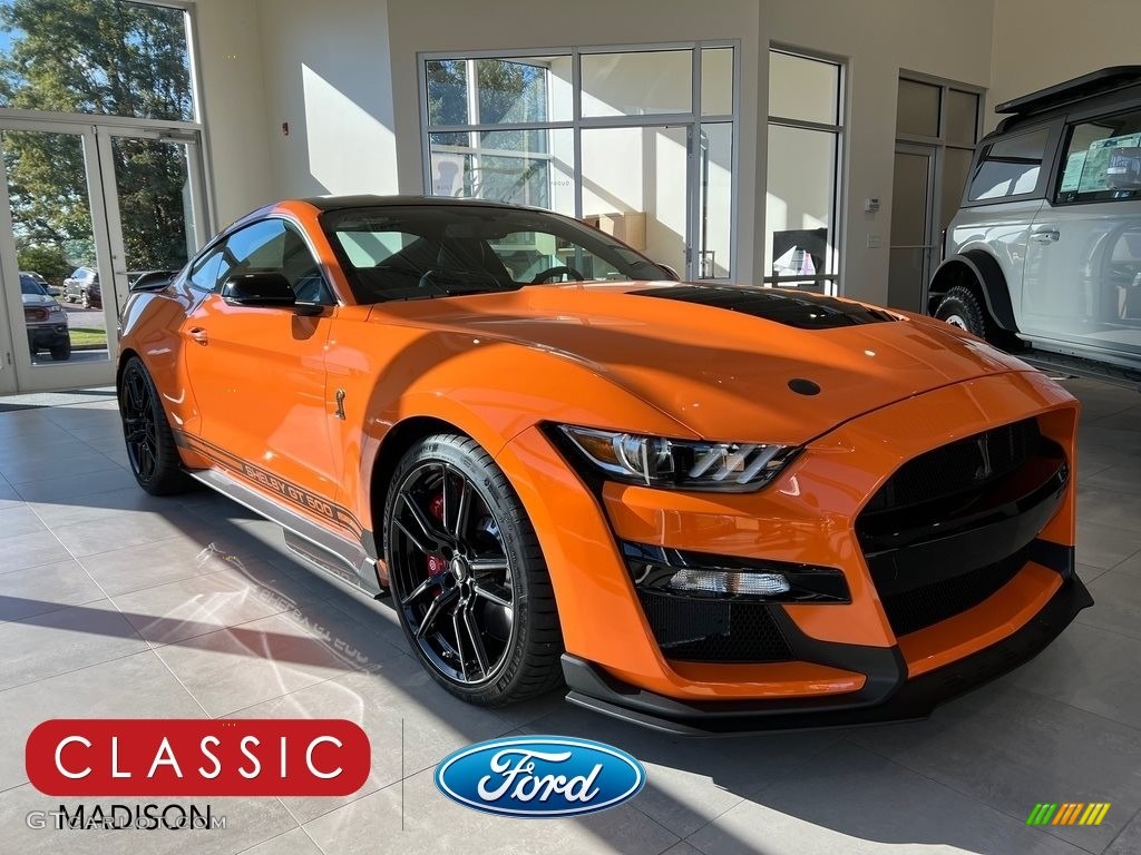 2020 Mustang Shelby GT500 - Twister Orange / GT500 Ebony/Smoke Gray Stitch photo #1
