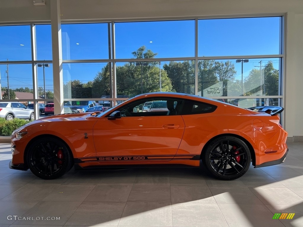 Twister Orange 2020 Ford Mustang Shelby GT500 Exterior Photo #143051300