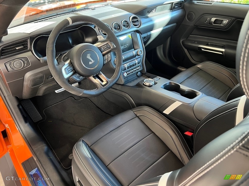 GT500 Ebony/Smoke Gray Stitch Interior 2020 Ford Mustang Shelby GT500 Photo #143051522