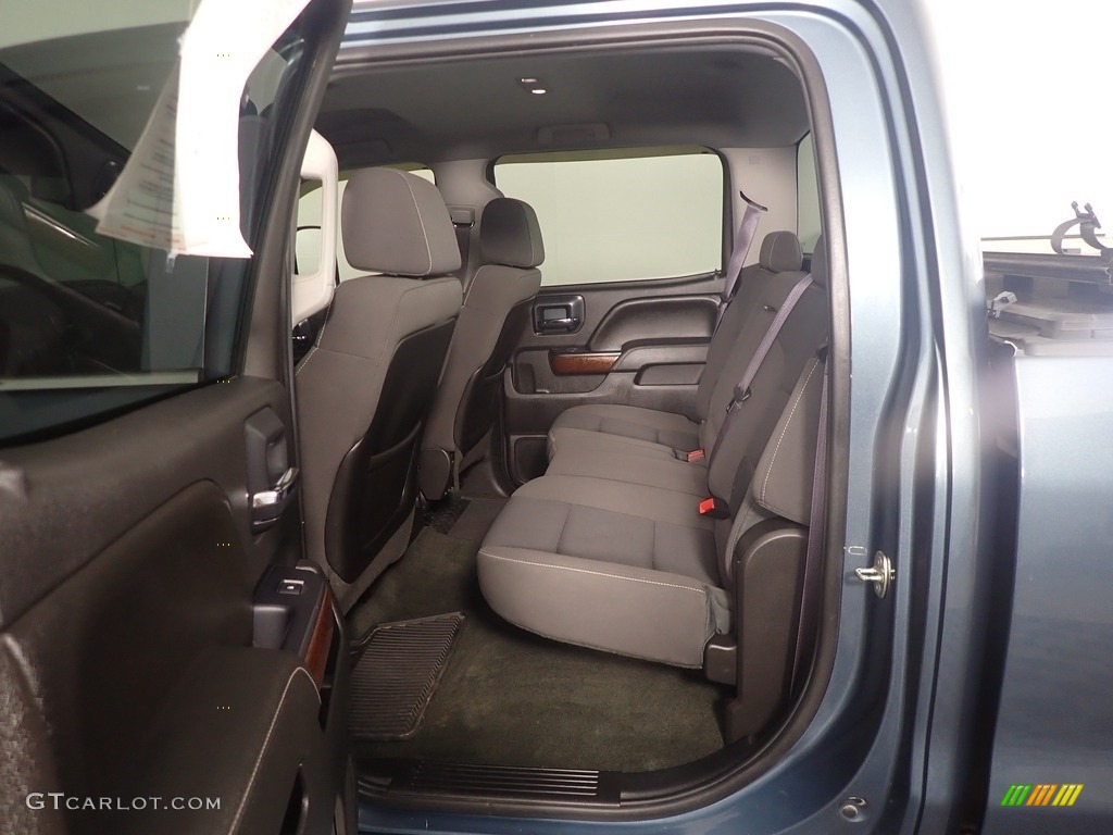 Jet Black Interior 2015 GMC Sierra 3500HD SLE Crew Cab 4x4 Photo #143052602