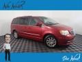 Deep Cherry Red Crystal Pearl 2013 Chrysler Town & Country Touring