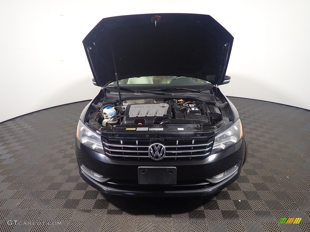 2013 Passat TDI SEL - Black / Titan Black photo #8