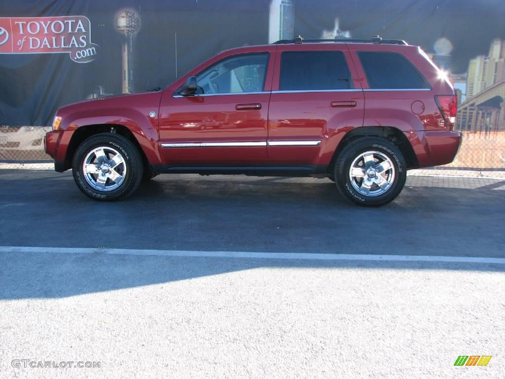 2005 Grand Cherokee Limited 4x4 - Inferno Red Crystal Pearl / Dark Khaki/Light Graystone photo #1