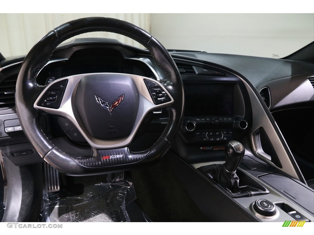 2016 Chevrolet Corvette Z06 Coupe Jet Black Steering Wheel Photo #143054663