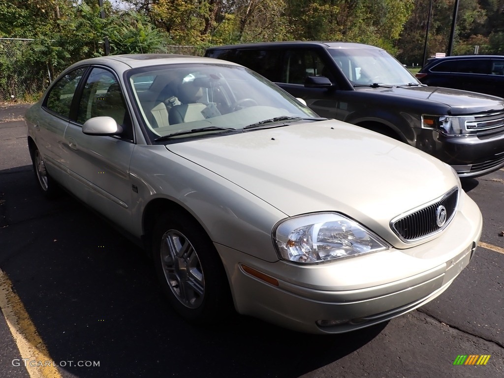 2003 Sable LS Premium Sedan - Gold Ash Metallic / Medium Parchment photo #4