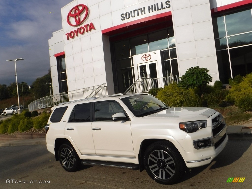 2018 4Runner Limited 4x4 - Blizzard White Pearl / Sand Beige photo #2