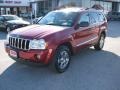 2005 Inferno Red Crystal Pearl Jeep Grand Cherokee Limited 4x4  photo #2