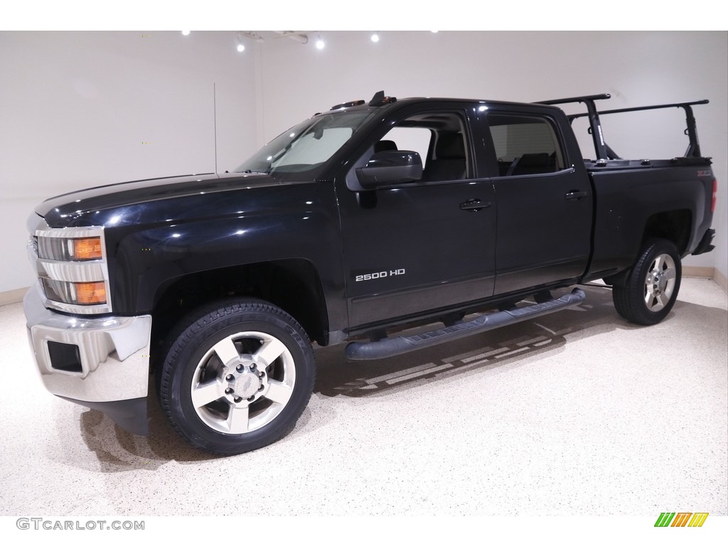 Black 2016 Chevrolet Silverado 2500HD LT Crew Cab 4x4 Exterior Photo #143055188
