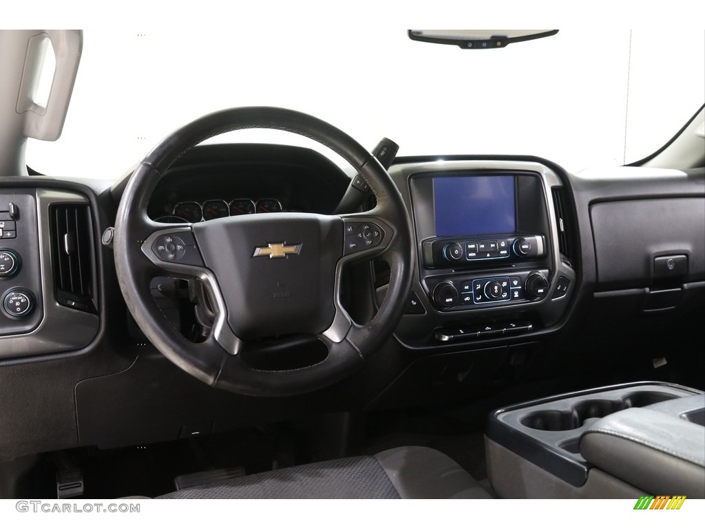 2016 Chevrolet Silverado 2500HD LT Crew Cab 4x4 Jet Black Dashboard Photo #143055275