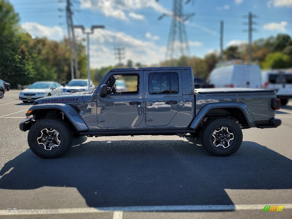 2021 Gladiator Rubicon 4x4 - Sting-Gray / Black/Dark Saddle photo #3