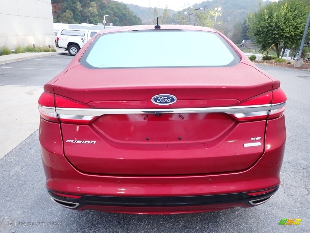 2017 Fusion SE - Ruby Red / Medium Light Stone photo #3