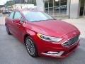 2017 Ruby Red Ford Fusion SE  photo #9