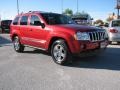 2005 Inferno Red Crystal Pearl Jeep Grand Cherokee Limited 4x4  photo #4