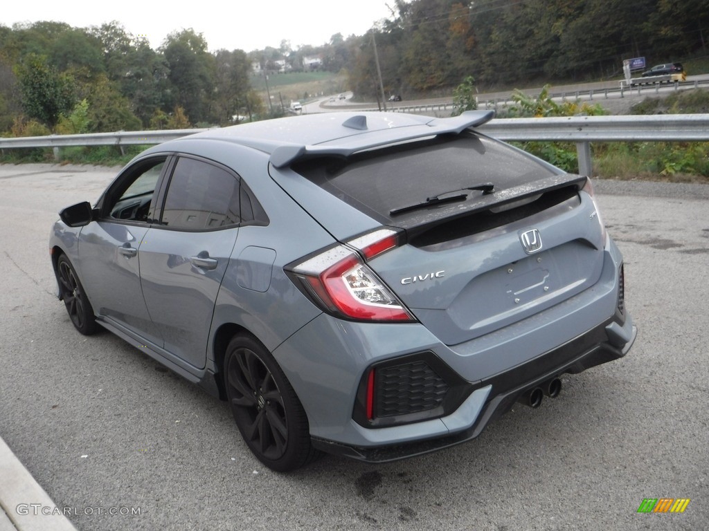 Sonic Gray Pearl 2017 Honda Civic Sport Hatchback Exterior Photo #143056796