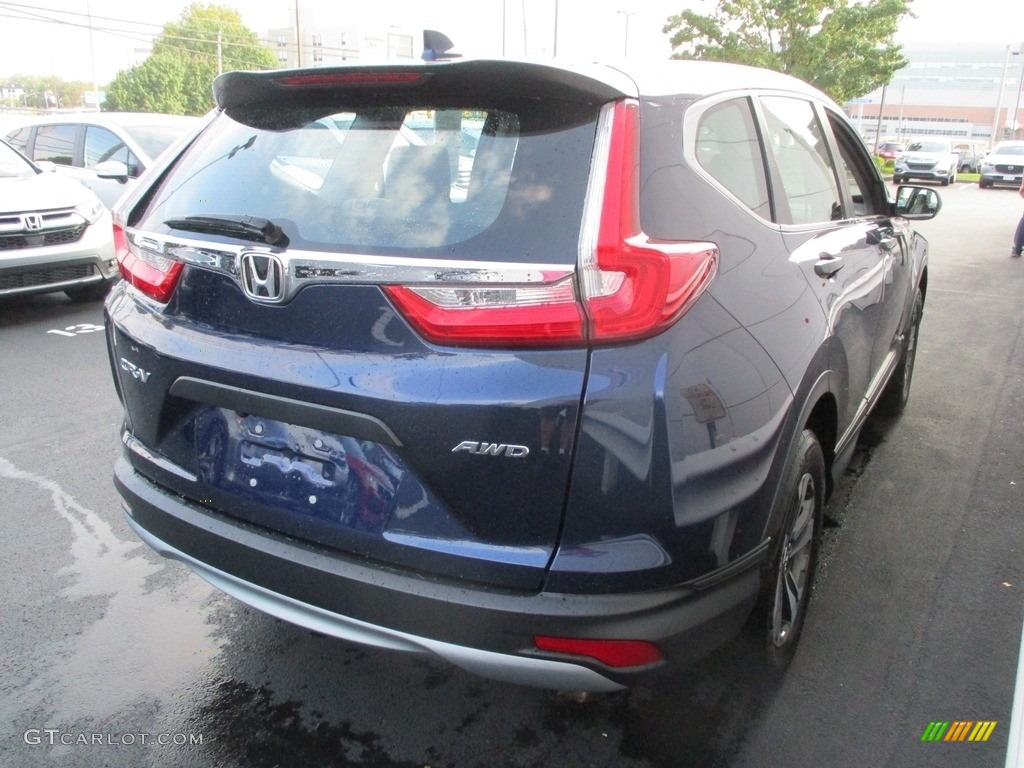 2017 CR-V LX AWD - Obsidian Blue Pearl / Gray photo #5