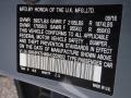 NH877P: Sonic Gray Pearl 2017 Honda Civic Sport Hatchback Color Code