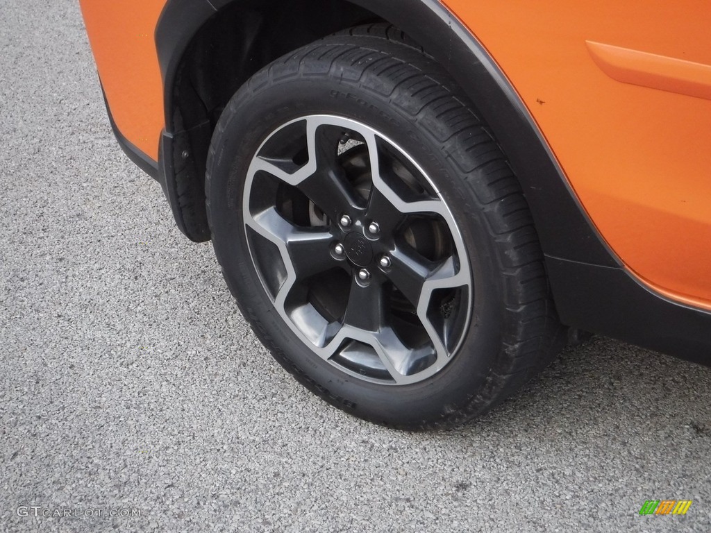 2014 XV Crosstrek 2.0i Premium - Tangerine Orange Pearl / Black photo #9