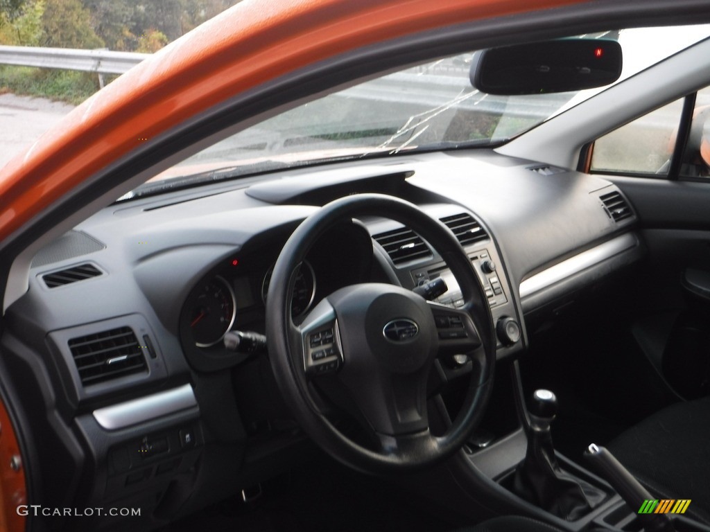 2014 XV Crosstrek 2.0i Premium - Tangerine Orange Pearl / Black photo #19