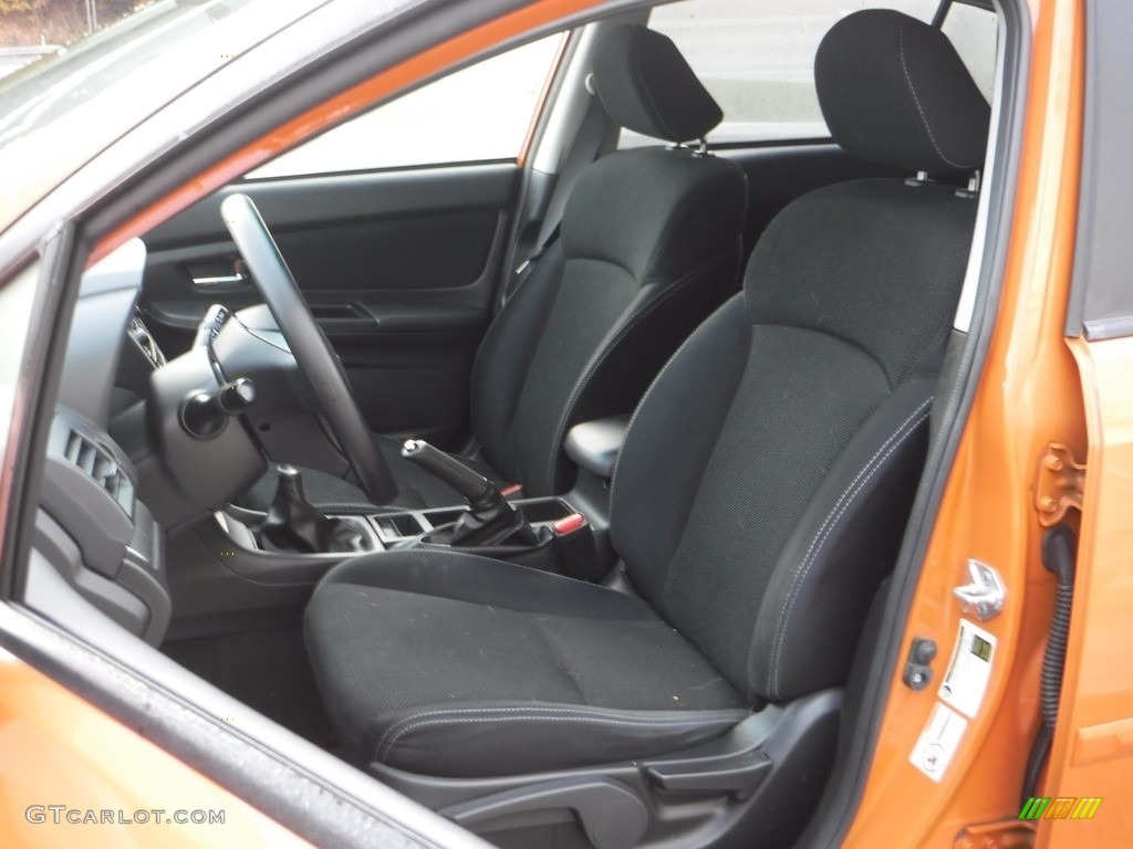 2014 XV Crosstrek 2.0i Premium - Tangerine Orange Pearl / Black photo #21