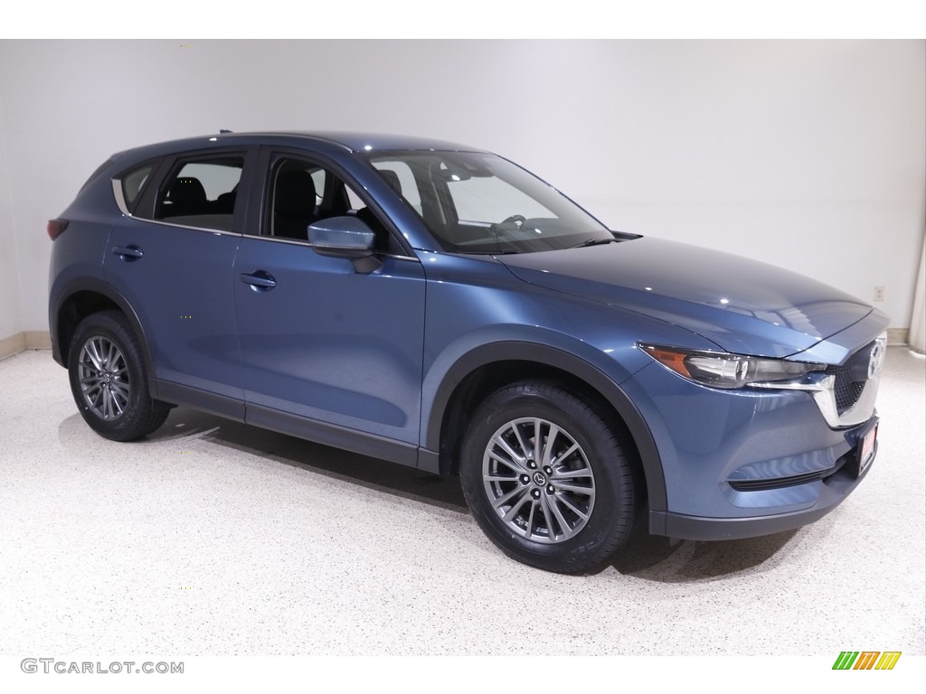 2018 CX-5 Sport AWD - Eternal Blue Metallic / Black photo #1