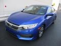 Aegean Blue Metallic 2018 Honda Civic EX Sedan Exterior