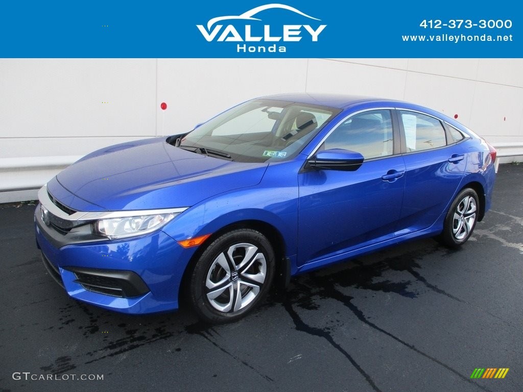 Aegean Blue Metallic Honda Civic