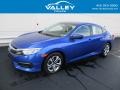 2018 Aegean Blue Metallic Honda Civic LX Sedan  photo #1