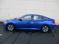 2018 Aegean Blue Metallic Honda Civic LX Sedan  photo #2