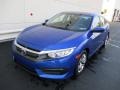 2018 Aegean Blue Metallic Honda Civic LX Sedan  photo #9
