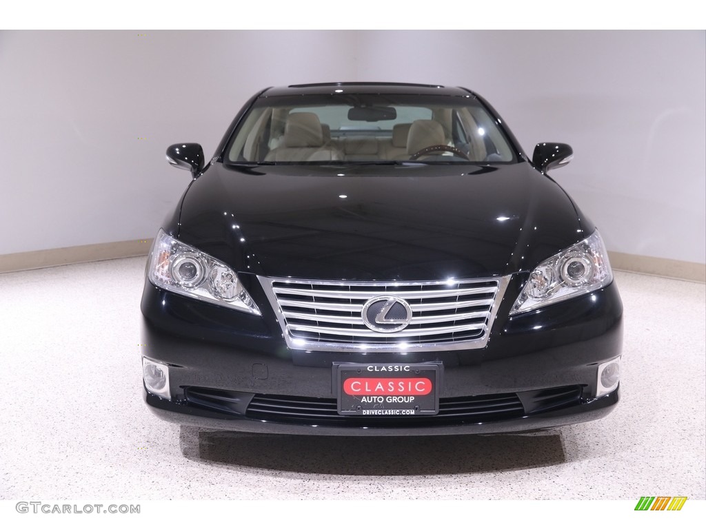2011 ES 350 - Obsidian Black / Parchment photo #2