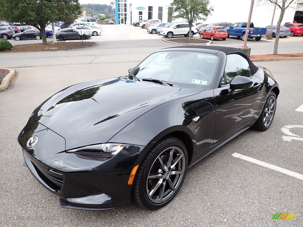 Jet Black Mica 2016 Mazda MX-5 Miata Grand Touring Roadster Exterior Photo #143059268