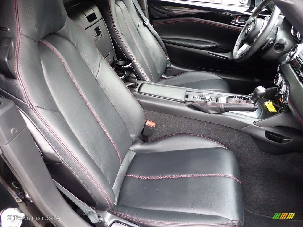 Black Interior 2016 Mazda MX-5 Miata Grand Touring Roadster Photo #143059370