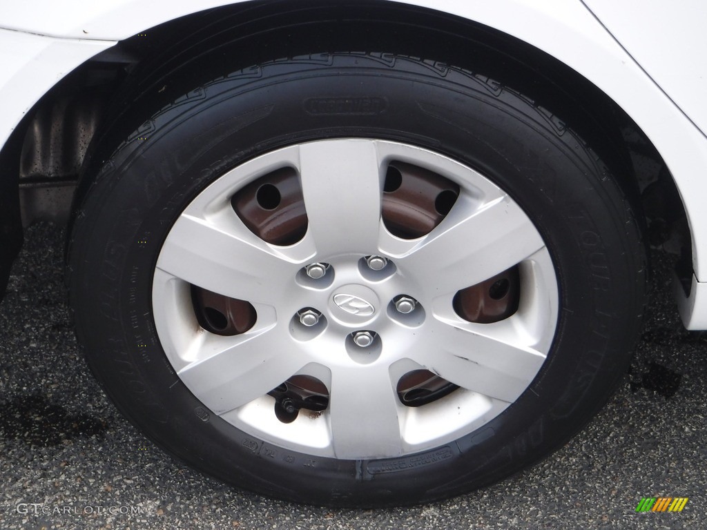2008 Sonata GLS - Powder White Pearl / Beige photo #3
