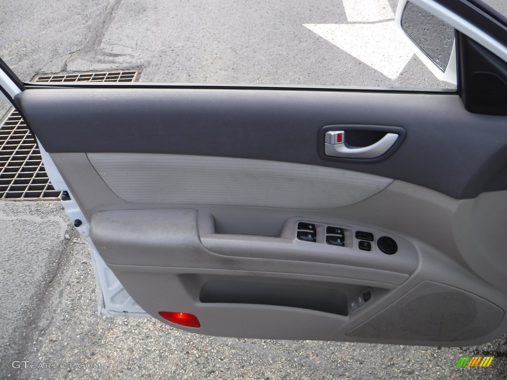 2008 Sonata GLS - Powder White Pearl / Beige photo #12