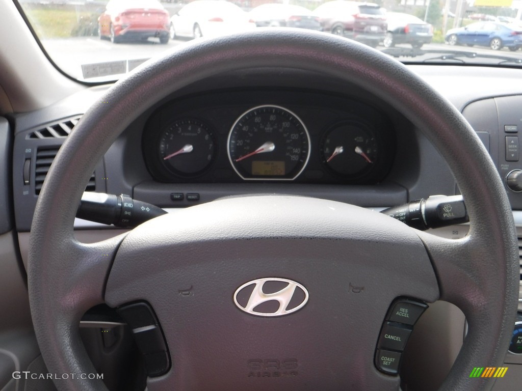 2008 Sonata GLS - Powder White Pearl / Beige photo #18