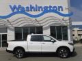 2019 White Diamond Pearl Honda Ridgeline RTL-E AWD  photo #2