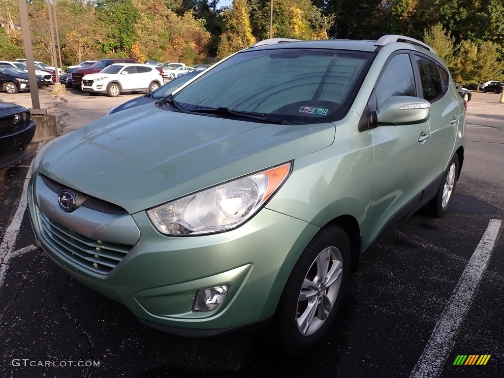 2013 Tucson GLS AWD - Kiwi Green / Taupe photo #1