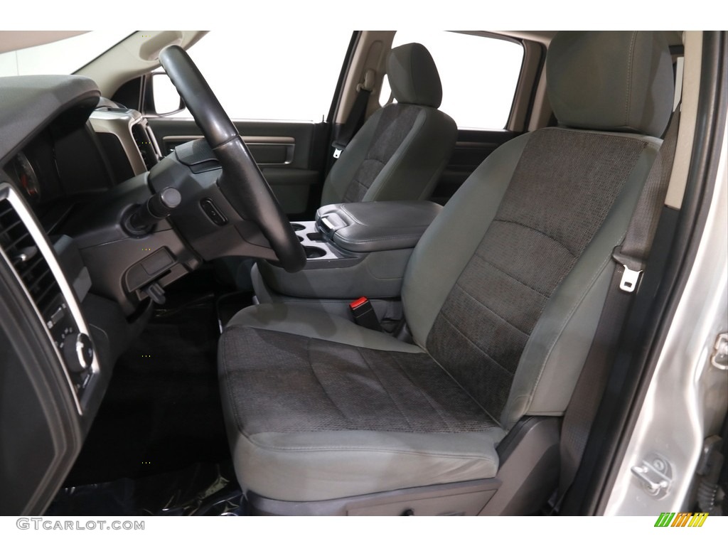 Black/Diesel Gray Interior 2015 Ram 1500 Big Horn Crew Cab 4x4 Photo #143060186