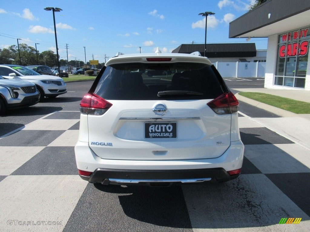 2019 Rogue SL - Pearl White / Tan photo #4