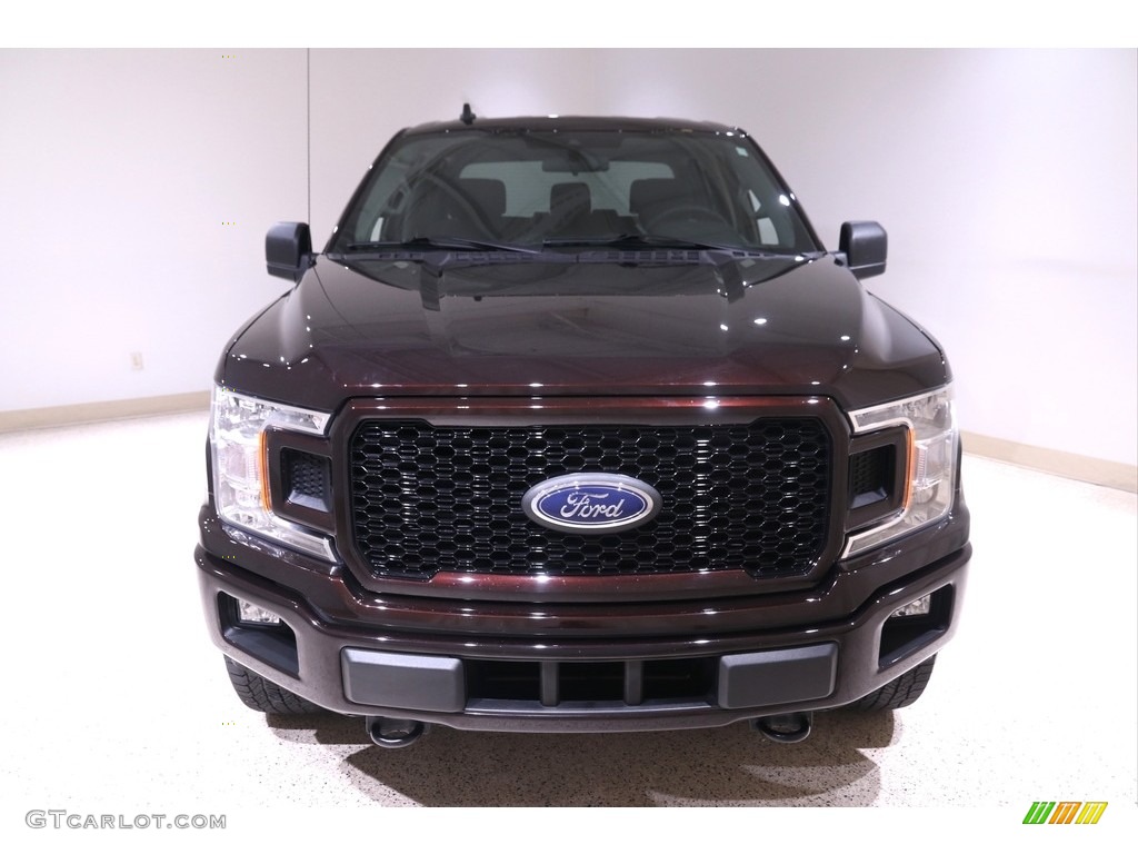 2020 F150 STX SuperCrew 4x4 - Magma Red / Black photo #2