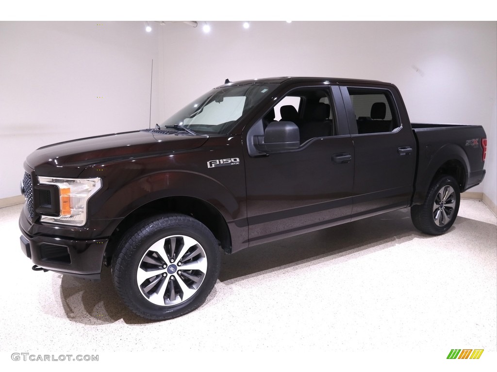 2020 F150 STX SuperCrew 4x4 - Magma Red / Black photo #3