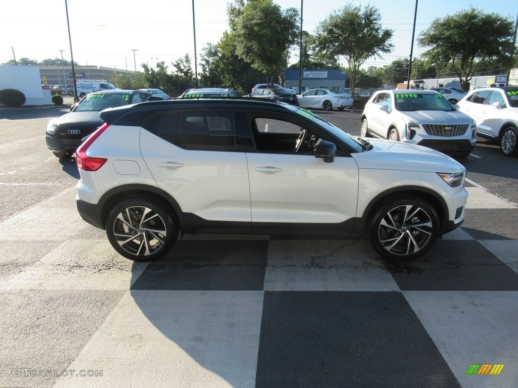 2021 XC40 T4 R-Design - Crystal White Metallic / Charcoal photo #3