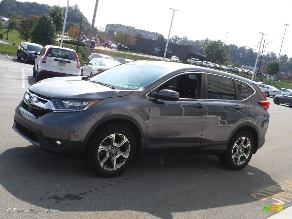 2018 CR-V EX AWD - Gunmetal Metallic / Black photo #6