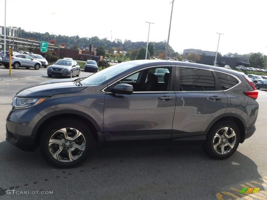 2018 CR-V EX AWD - Gunmetal Metallic / Black photo #7