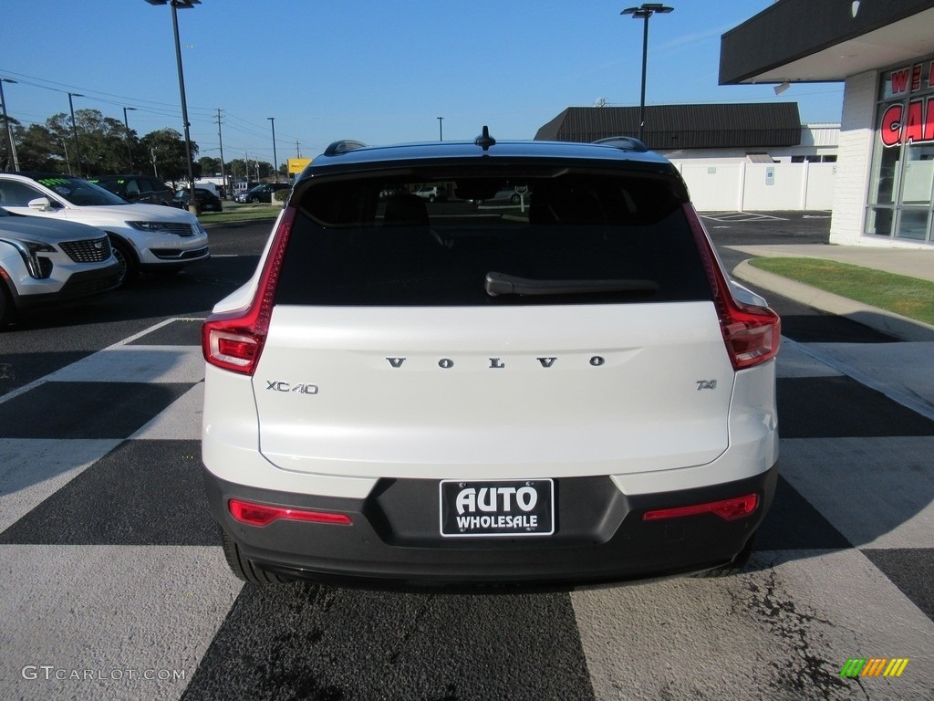 2021 XC40 T4 R-Design - Crystal White Metallic / Charcoal photo #4
