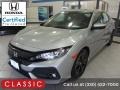 Lunar Silver Metallic 2019 Honda Civic EX Hatchback