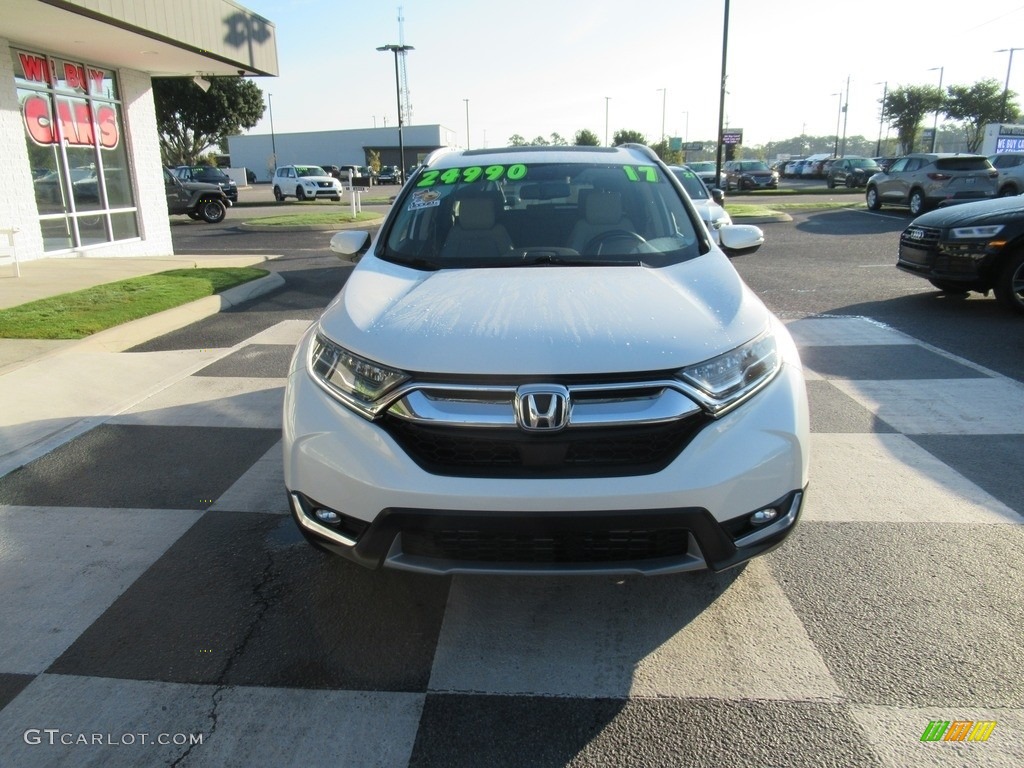 2017 CR-V Touring - White Diamond Pearl / Ivory photo #2
