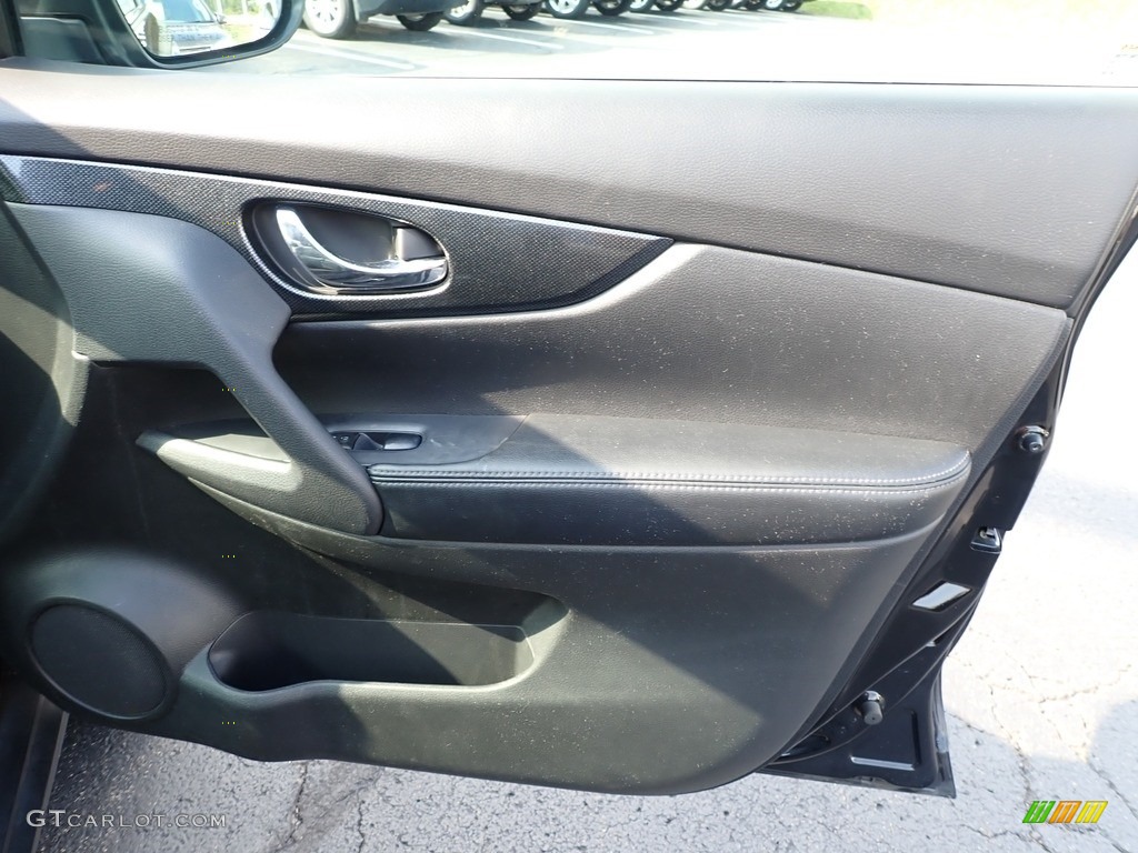 2015 Rogue SL AWD - Super Black / Charcoal photo #6