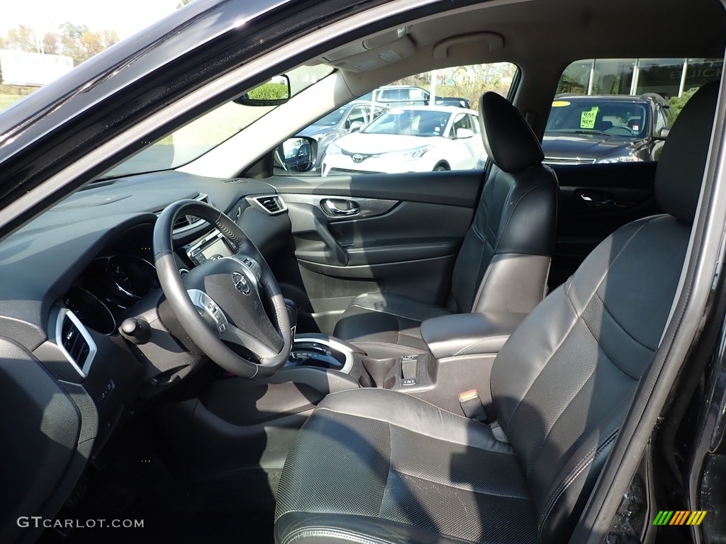 2015 Rogue SL AWD - Super Black / Charcoal photo #16