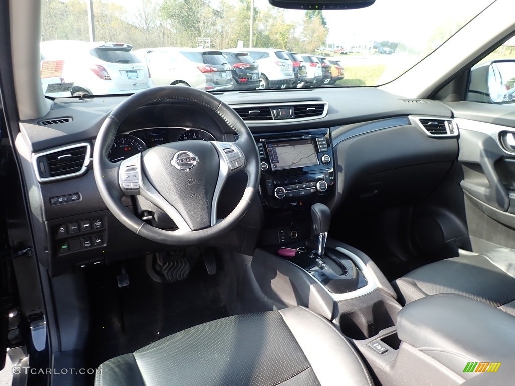2015 Rogue SL AWD - Super Black / Charcoal photo #18